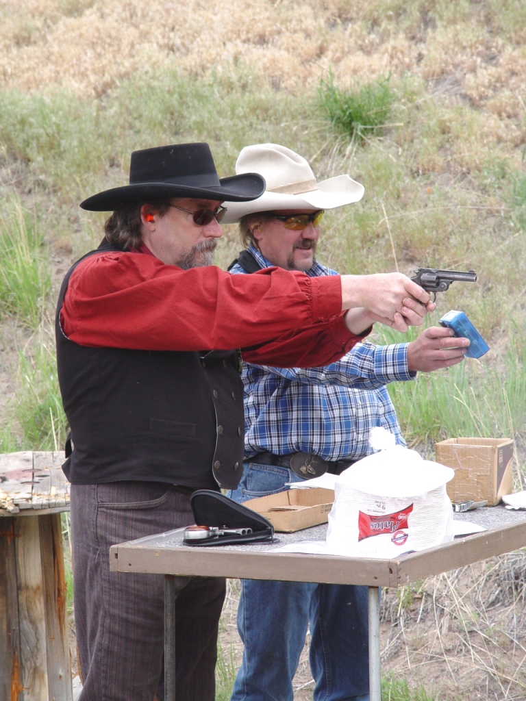 J B Otis shoots pocket pistol